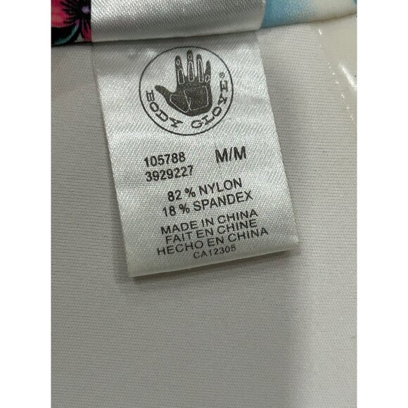 Body Glove Floral Gingham Reversible Bikini Tropical Print Swimwear Sz Medium - Picture 8 of 10